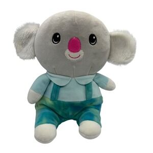 Hug & Luv Koala Plush Stuffed Animal Grey Blue Tie Dye Pants 10 inch HBR3053422L